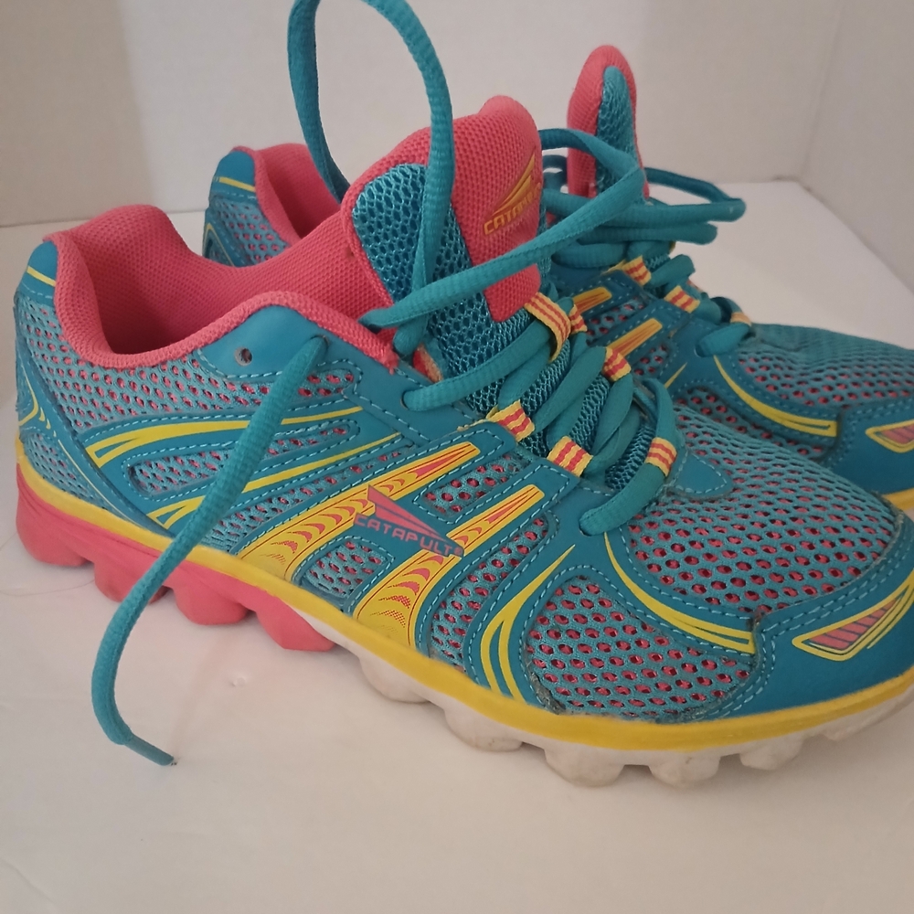 New Balance Women's Shoes - Teal, Pink, and Yellow
